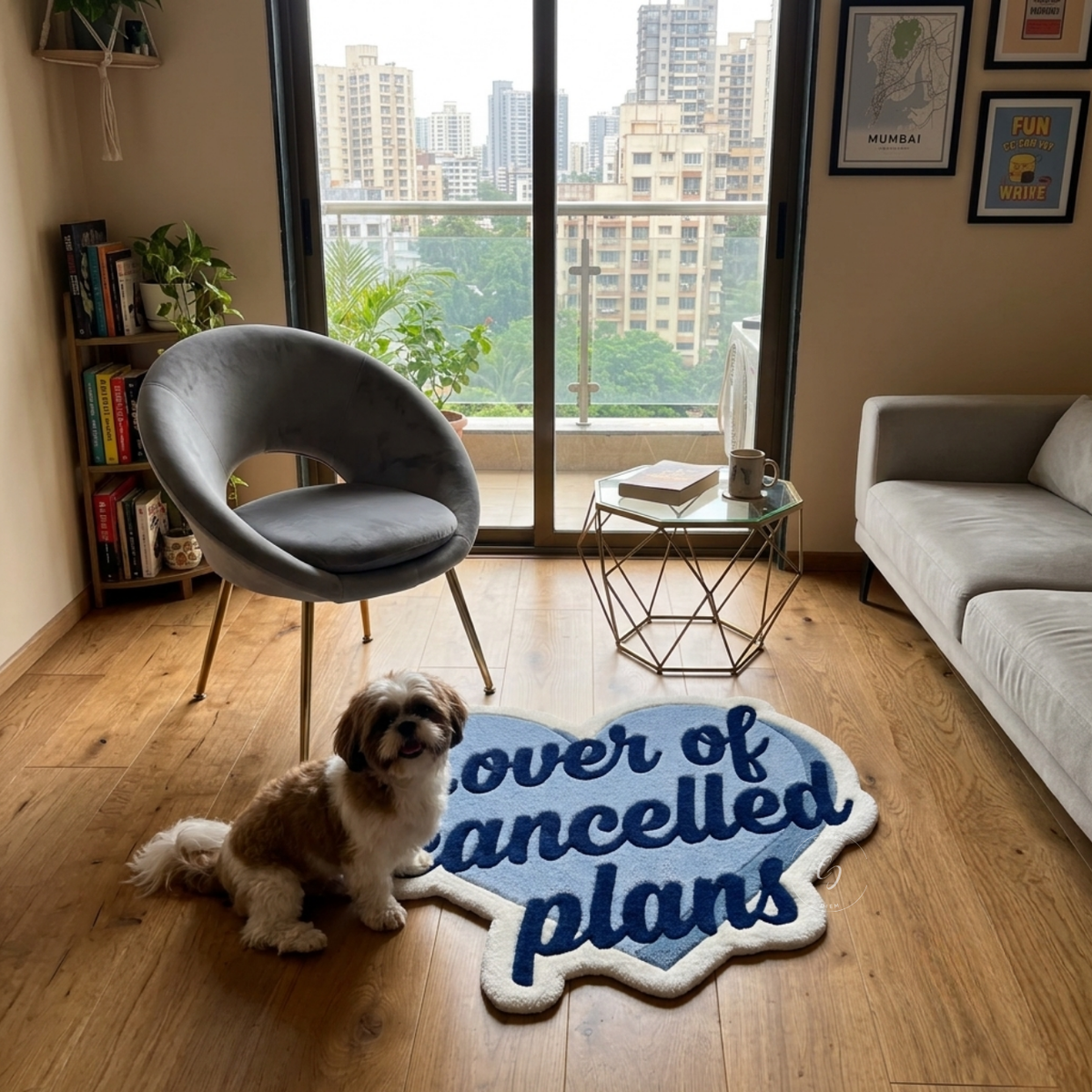 Lover of Cancelled Plans Hand Tufted Rug