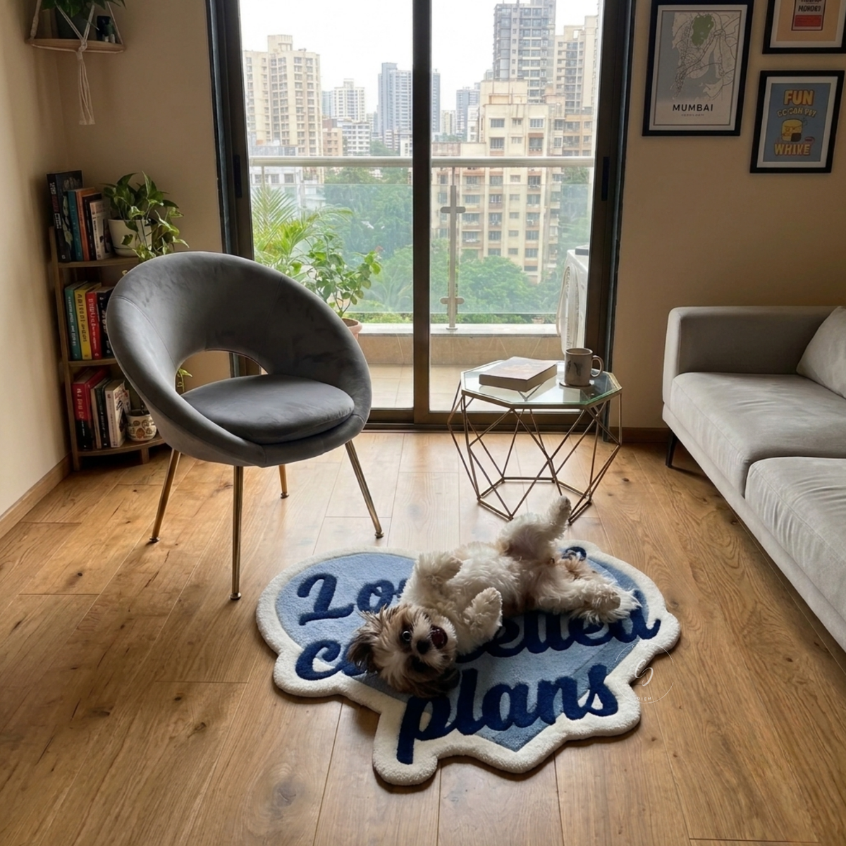 Lover of Cancelled Plans Hand Tufted Rug