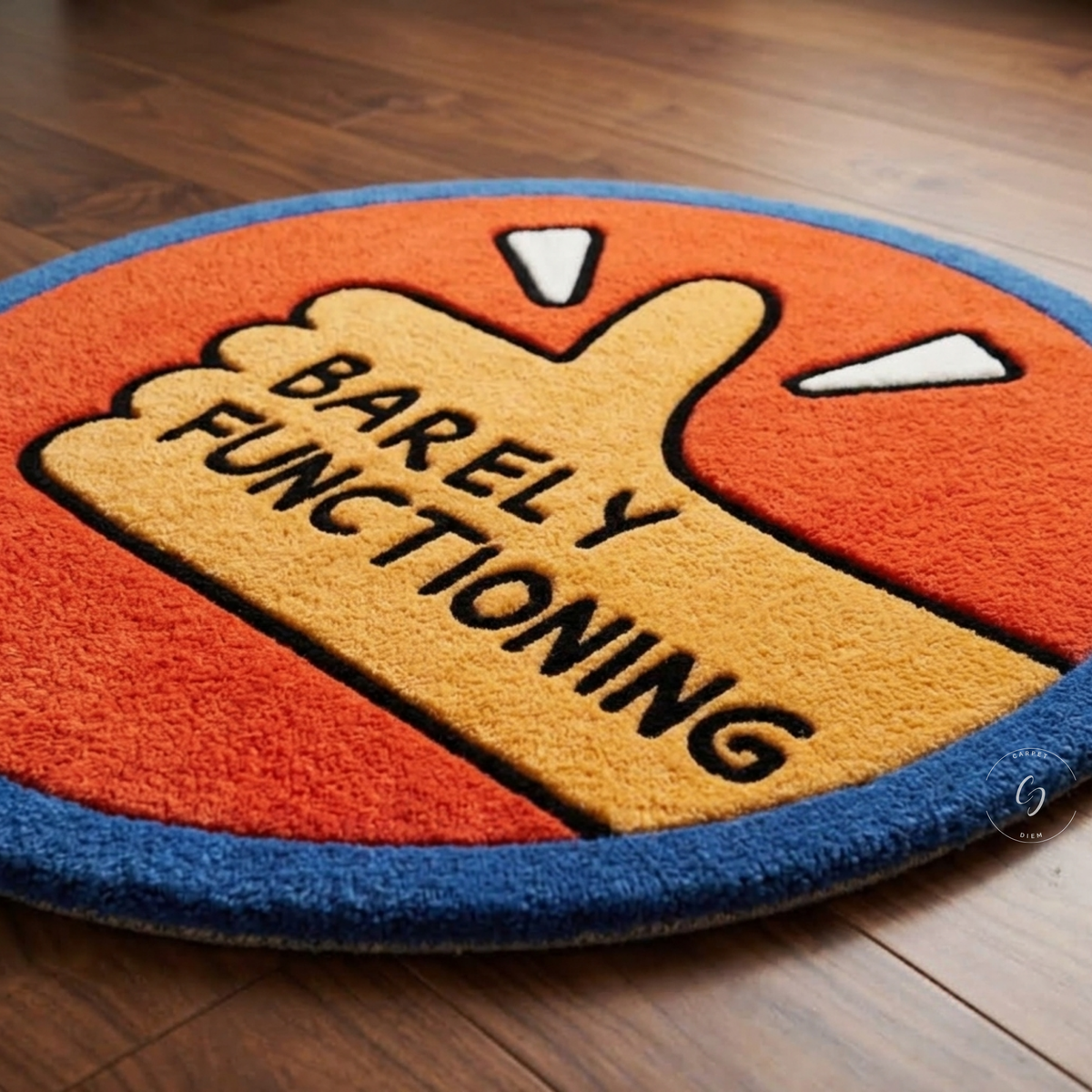 Barely Functioning Hand Tufted Rug