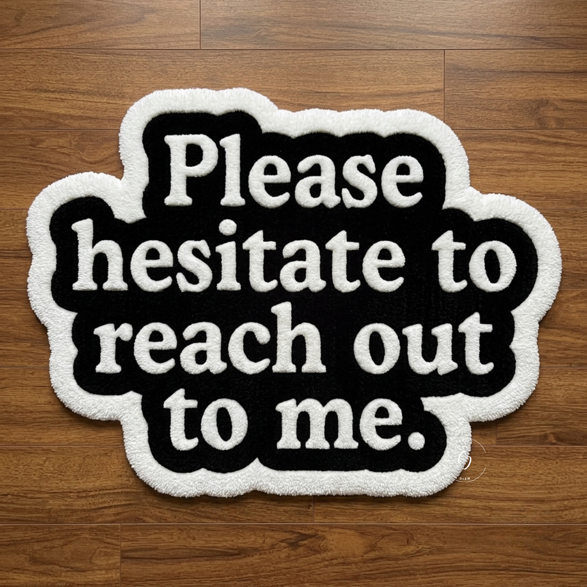 Please Hesitate To Reach Out Hand Tufted Rug