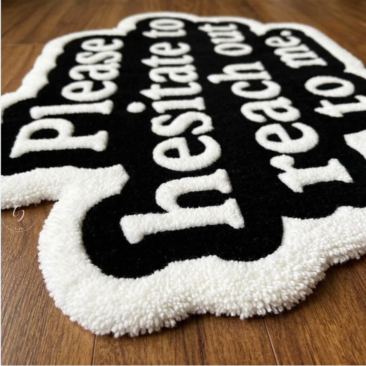 Please Hesitate To Reach Out Hand Tufted Rug