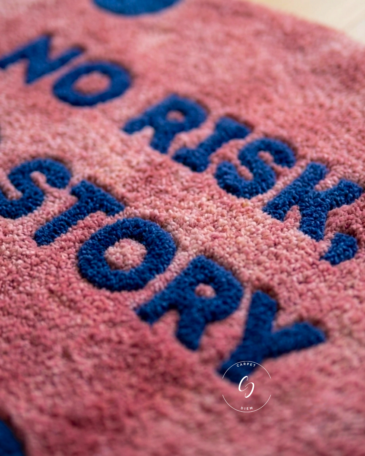 No Risk, No Story Hand-Tufted Rug