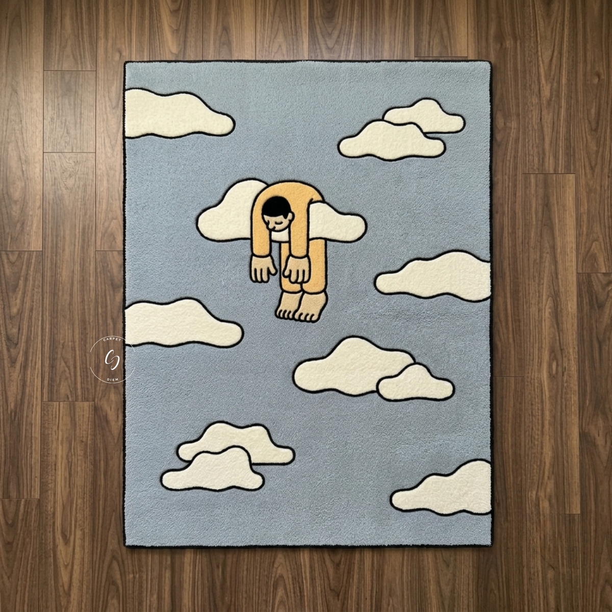 Do Nothing Guy Hand Tufted Rug