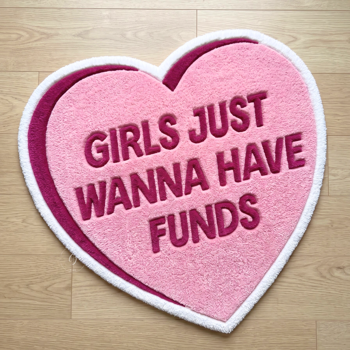 Girls Just Wanna Have Funds Hand Tufted Rug