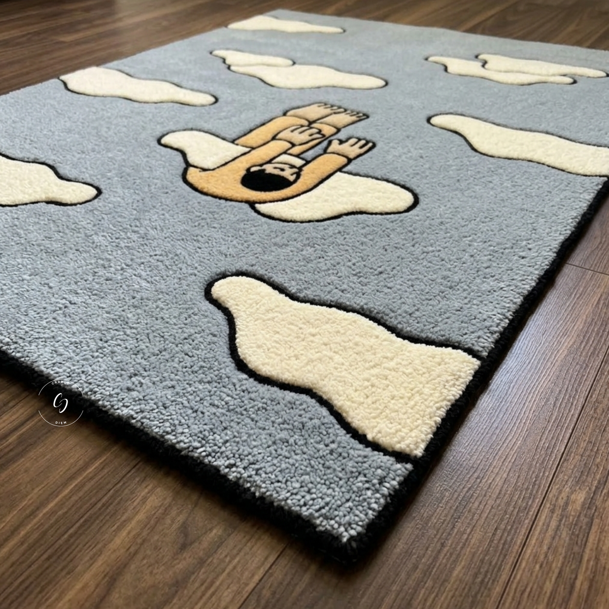 Do Nothing Guy Hand Tufted Rug
