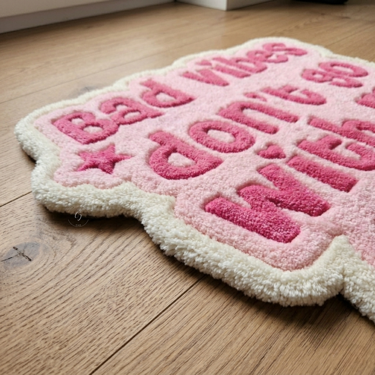 Bad Vibes Don't Go With My Outfit Hand Tufted Rug