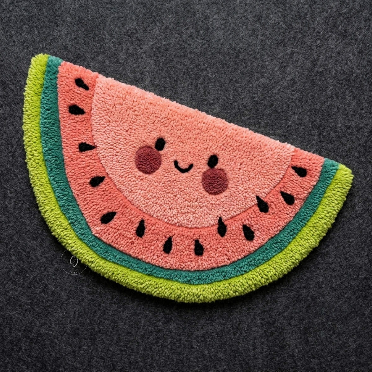 Happy Watermelon Hand-Tufted Rug