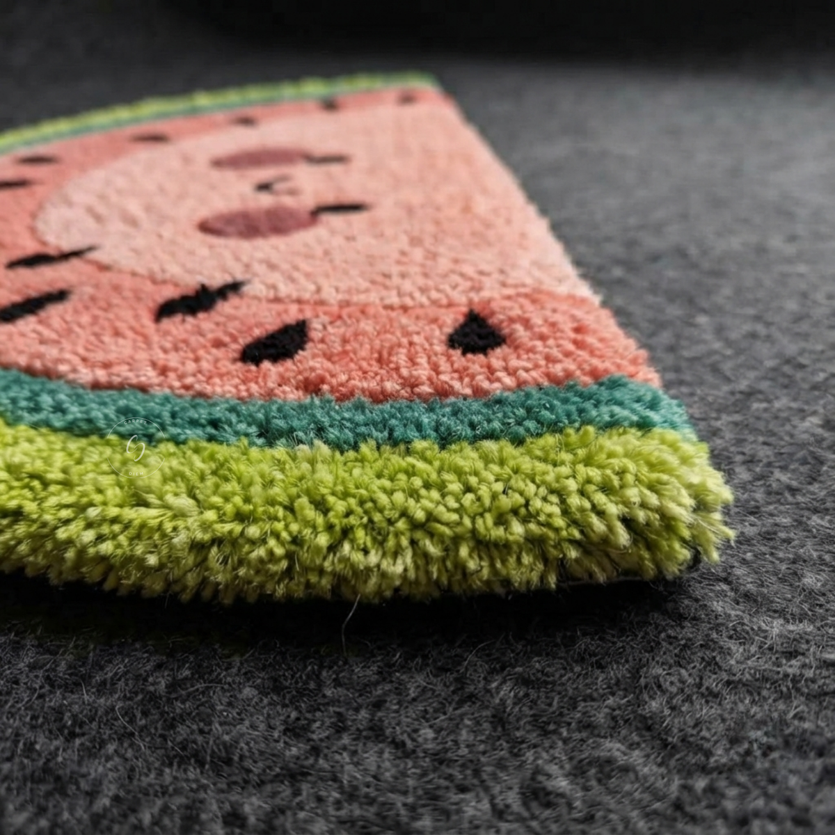 Happy Watermelon Hand-Tufted Rug