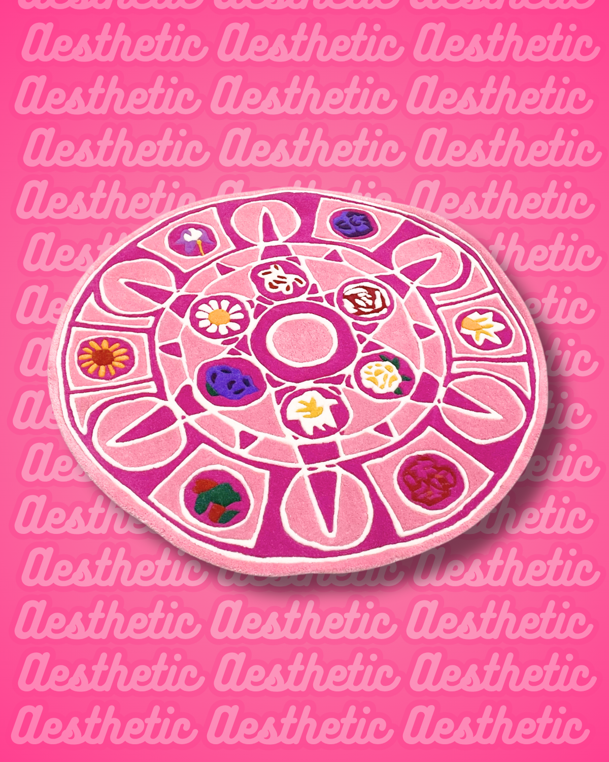 Barbie and the 12 Dancing Princesses Stone Hand-Tufted Rug