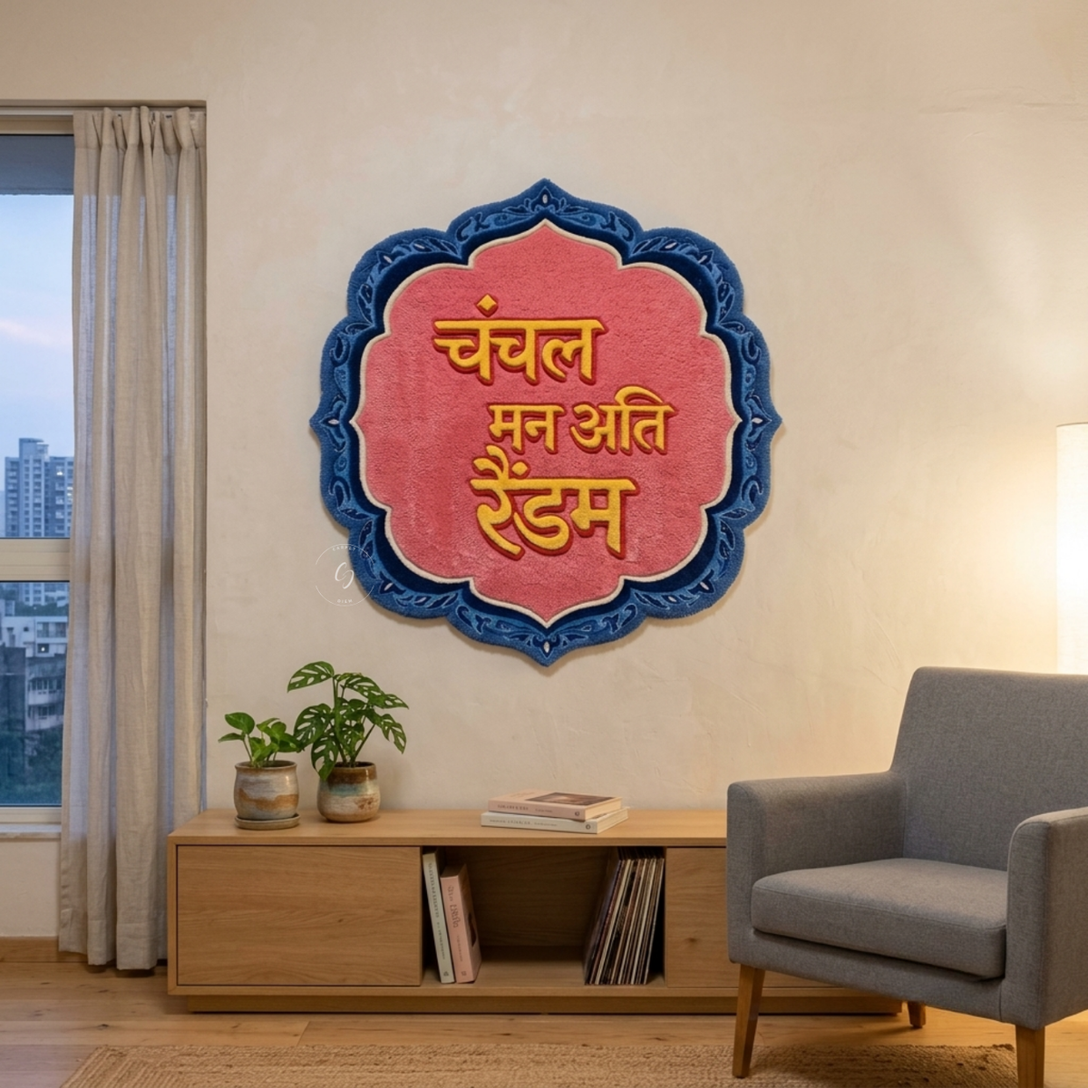 Chanchal Mann Ati Random Hand Tufted Rug
