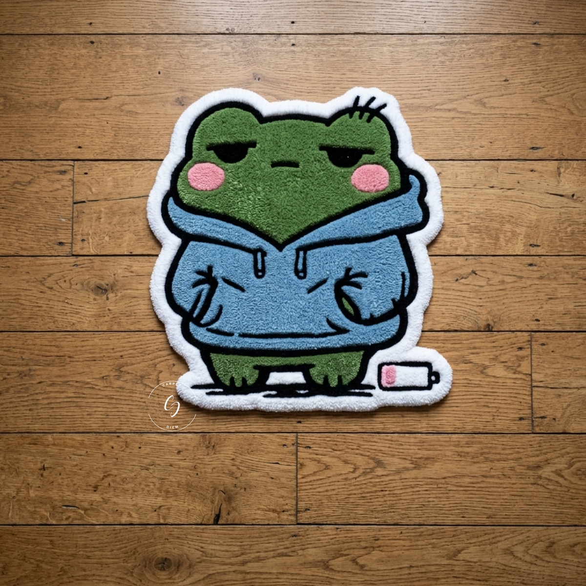 Zero Ribbits Given Hand Tufted Rug