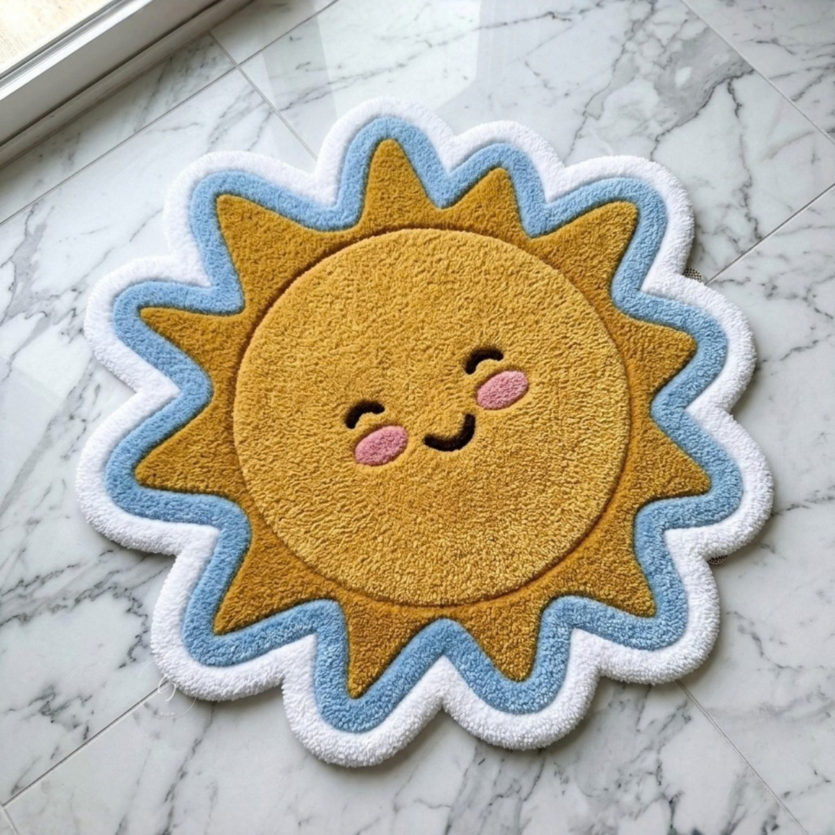 Sunny Smiles Hand-Tufted Rug