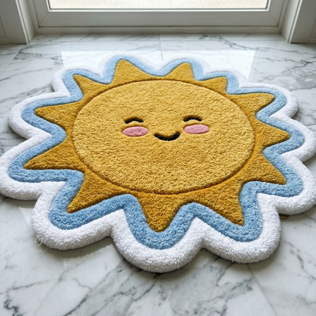 Sunny Smiles Hand-Tufted Rug