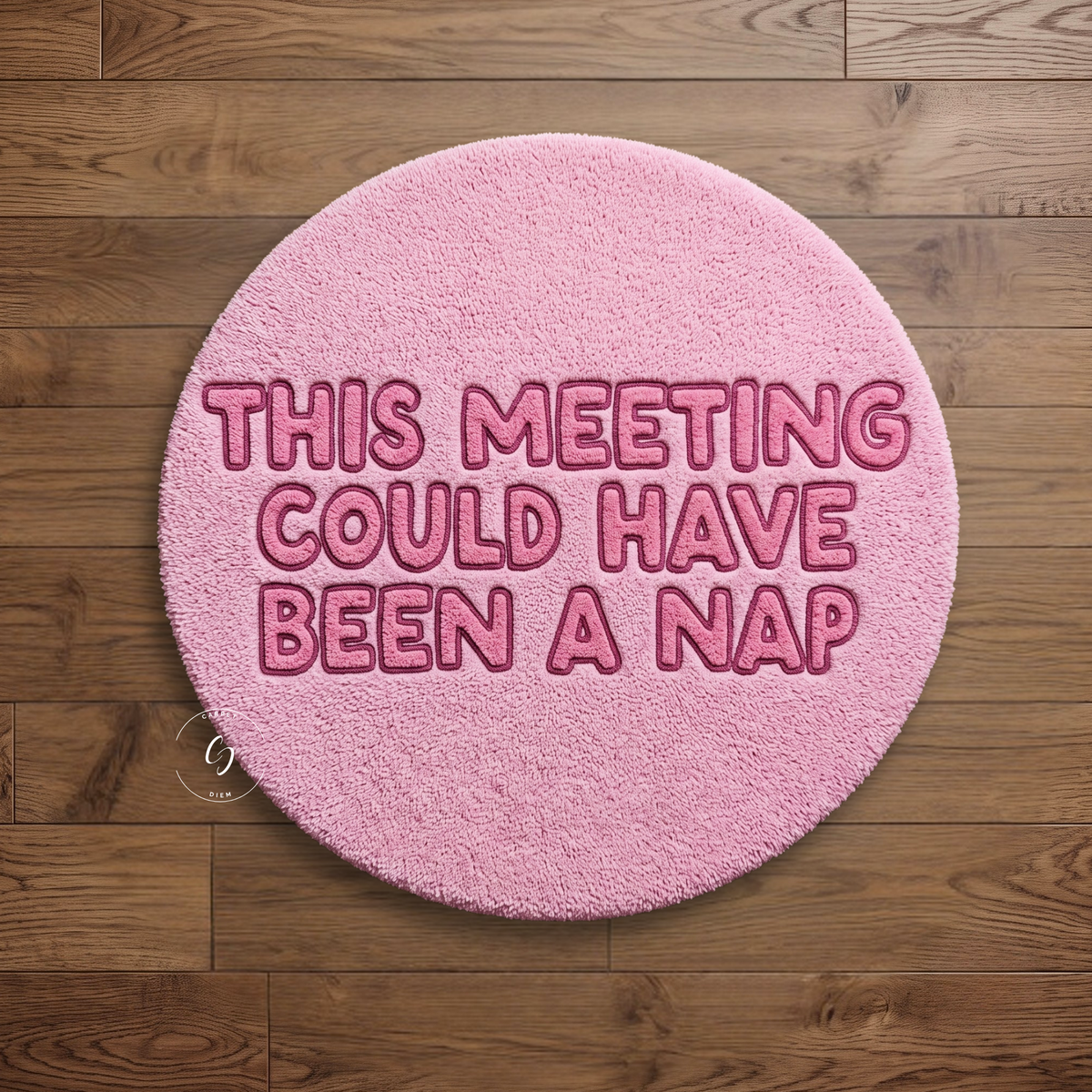 This Meeting Could Have Been A Nap Hand Tufted Rug