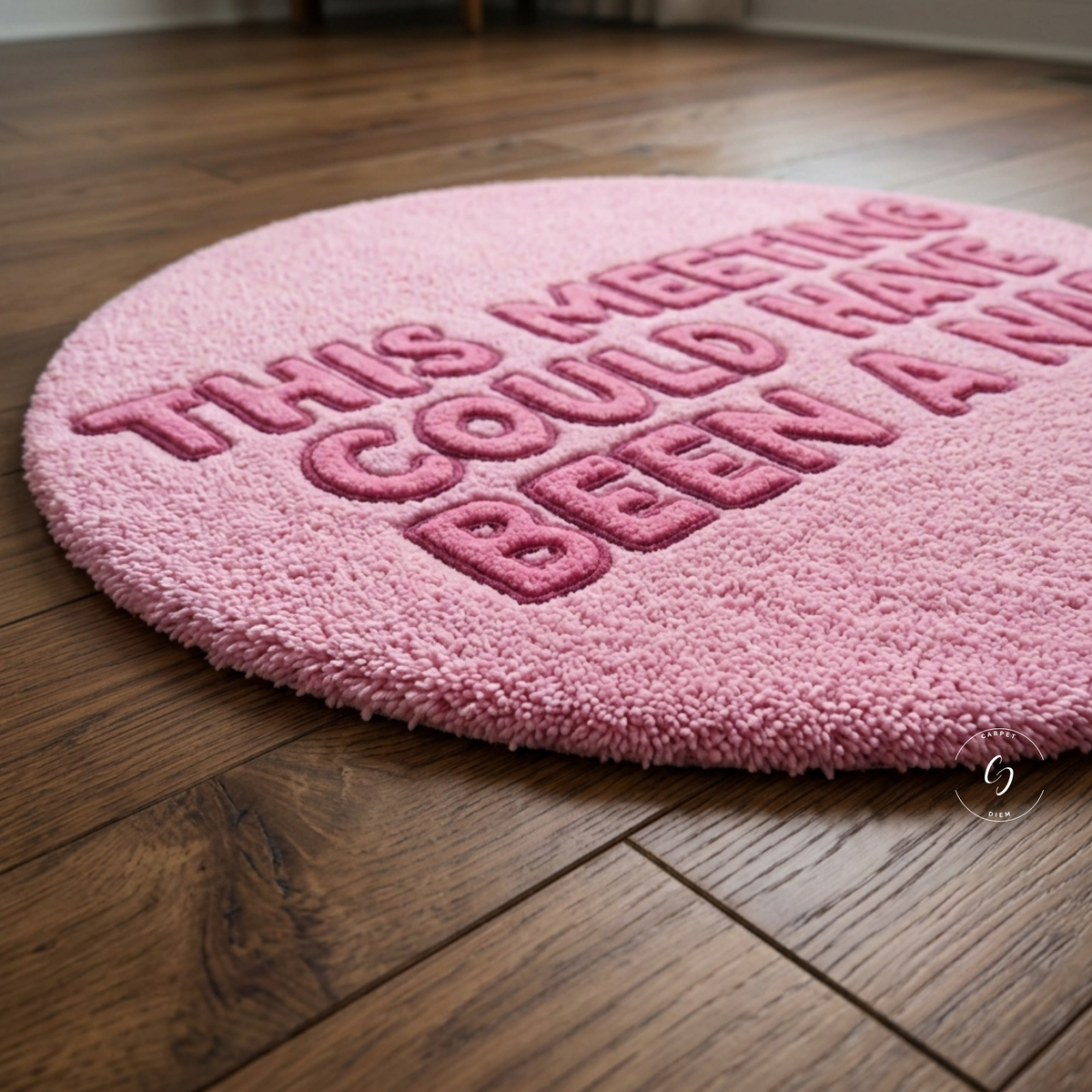 This Meeting Could Have Been A Nap Hand Tufted Rug