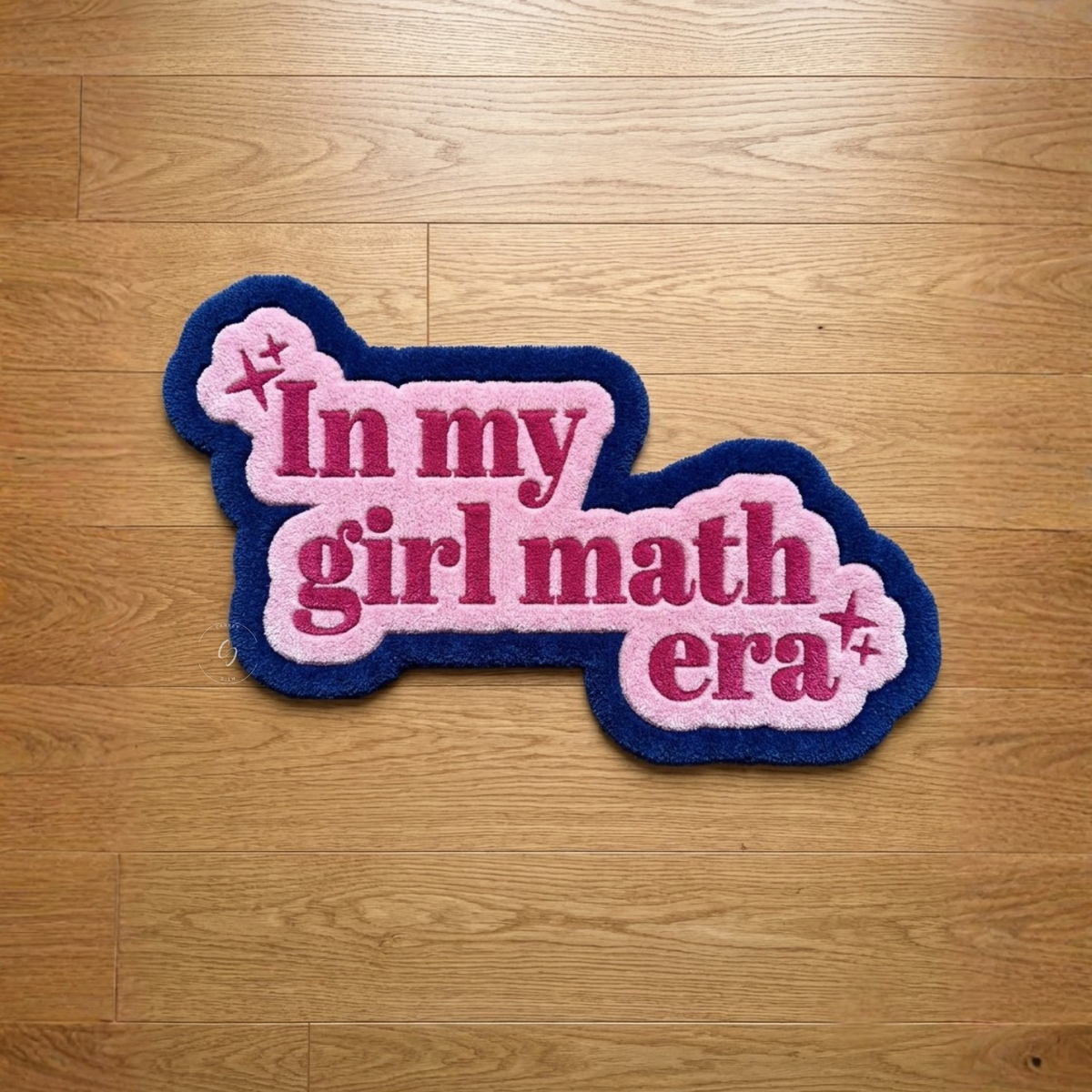 In My Girl Math Era Hand Tufted Rug