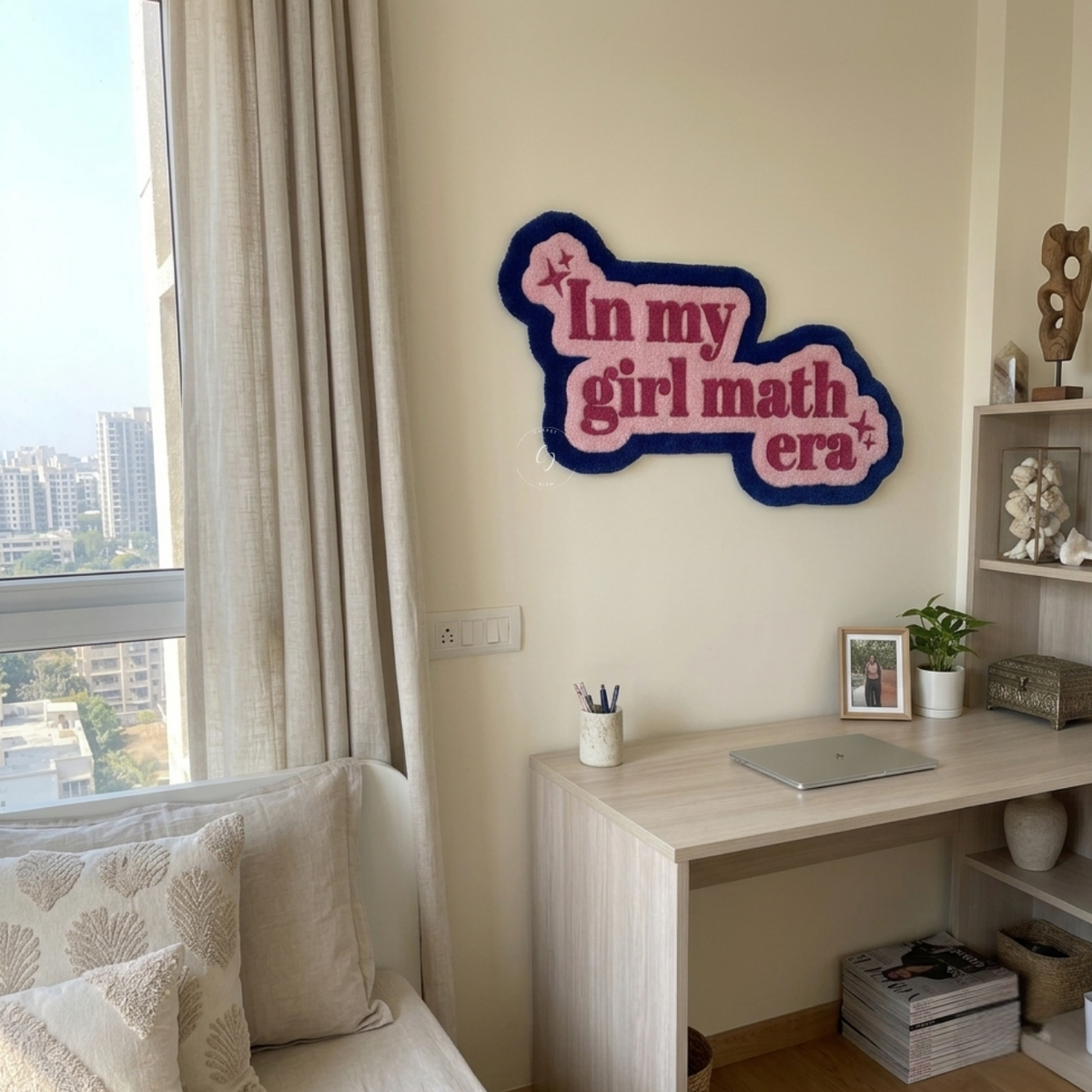 In My Girl Math Era Hand Tufted Rug