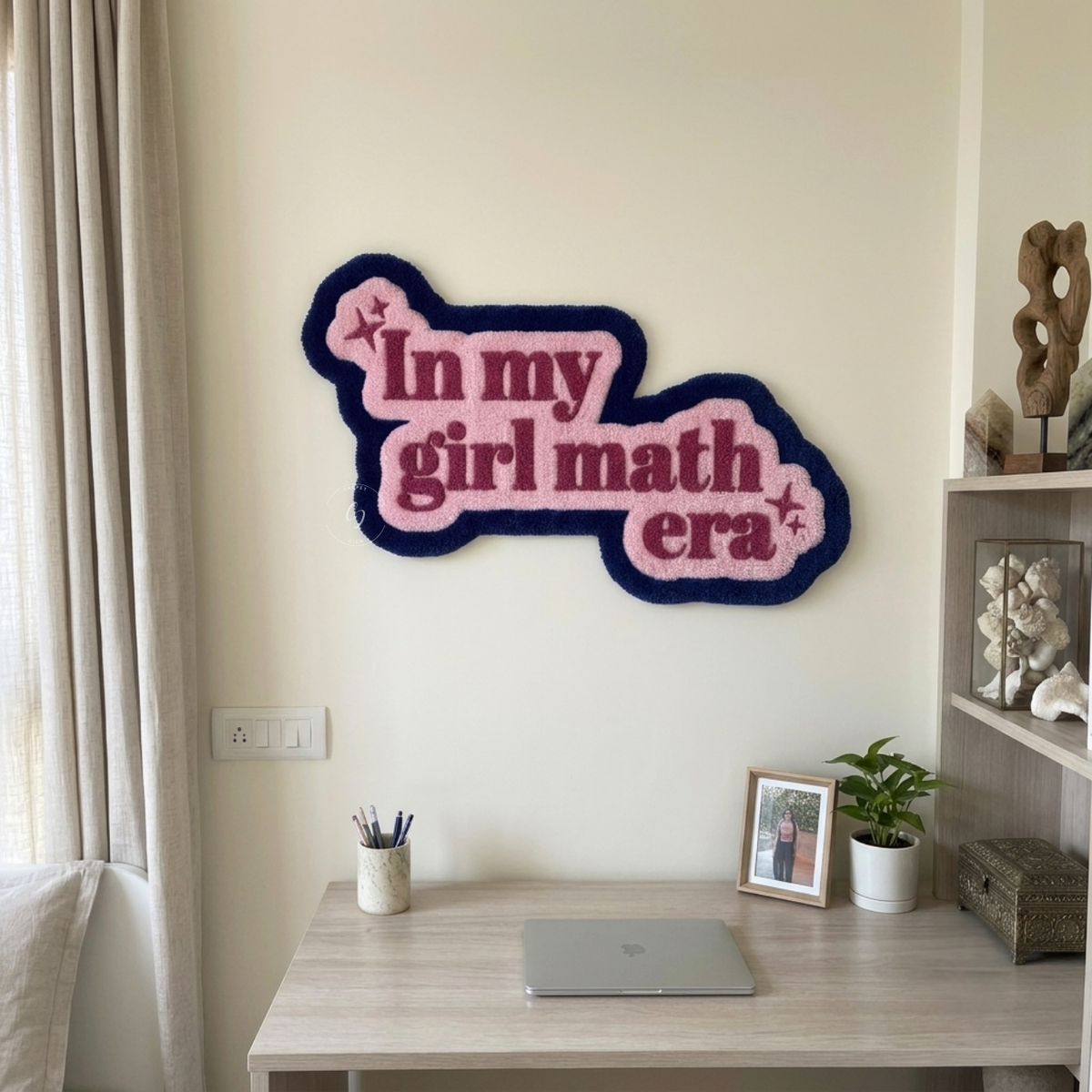 In My Girl Math Era Hand Tufted Rug