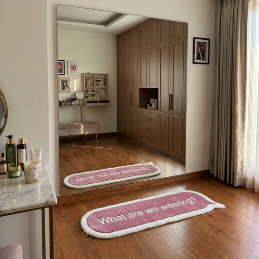 What Are We Wearing? Hand Tufted Rug