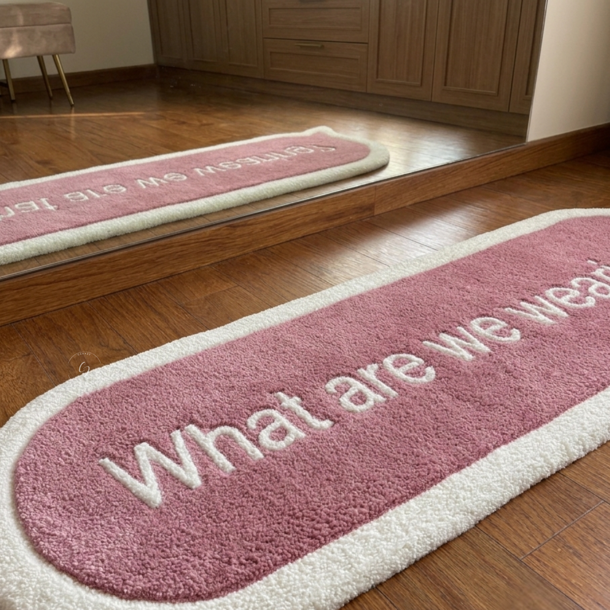 What Are We Wearing? Hand Tufted Rug