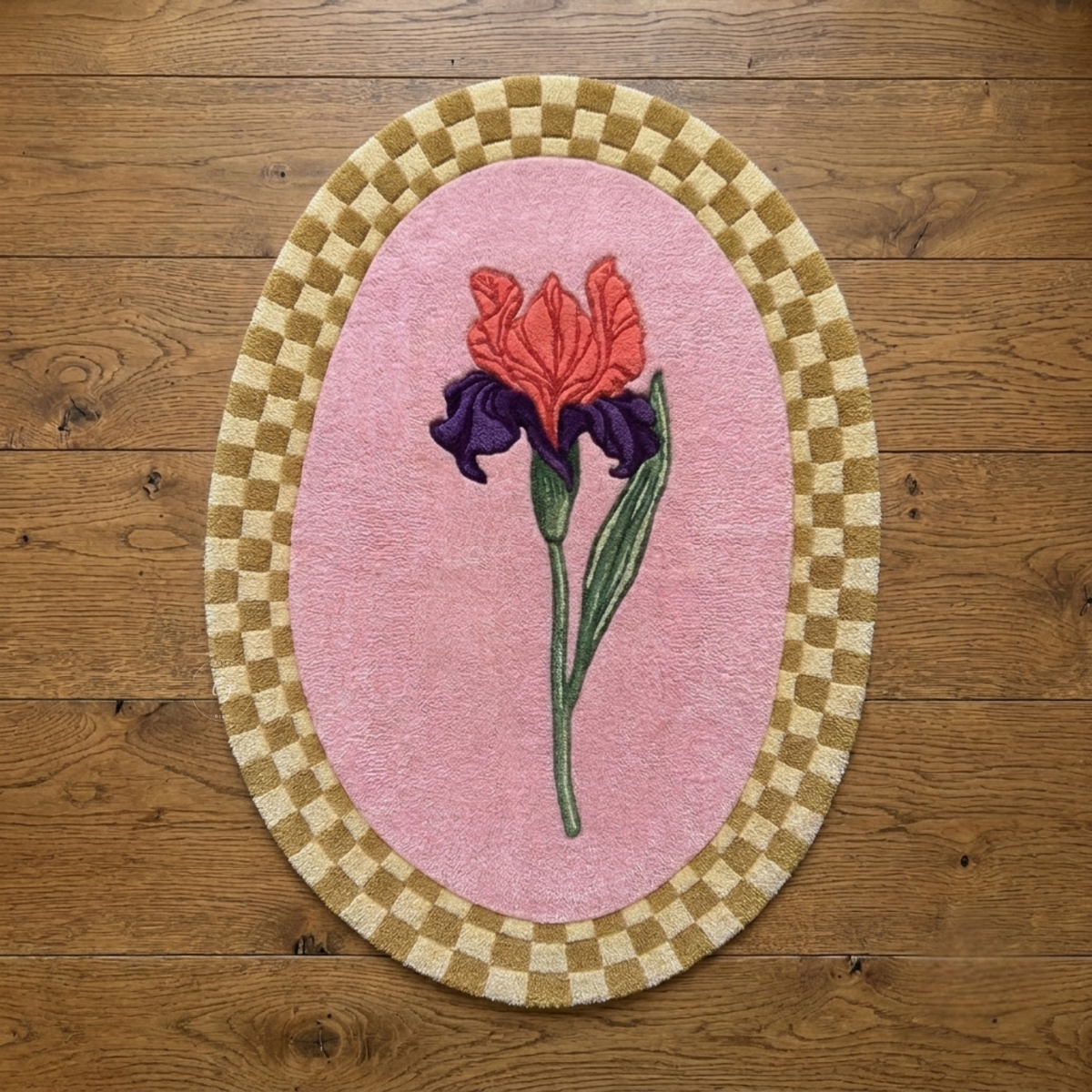 Pressed Flower Hand Tufted Rug