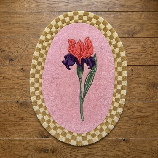 Pressed Flower Hand Tufted Rug