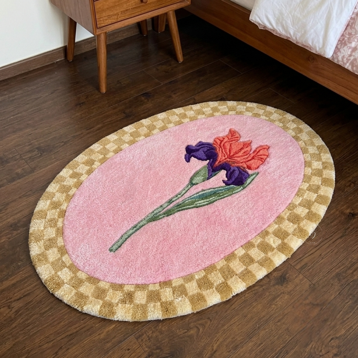 Pressed Flower Hand Tufted Rug