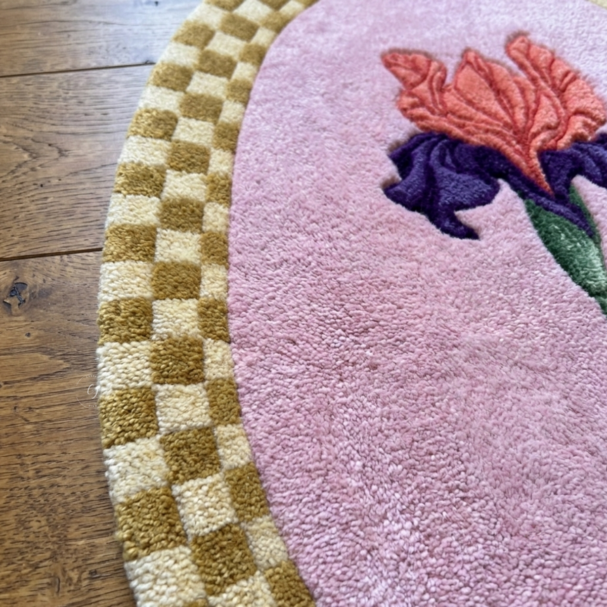 Pressed Flower Hand Tufted Rug