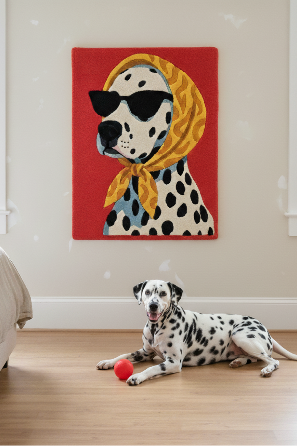 Dalmatian Diva Hand-Tufted Rug