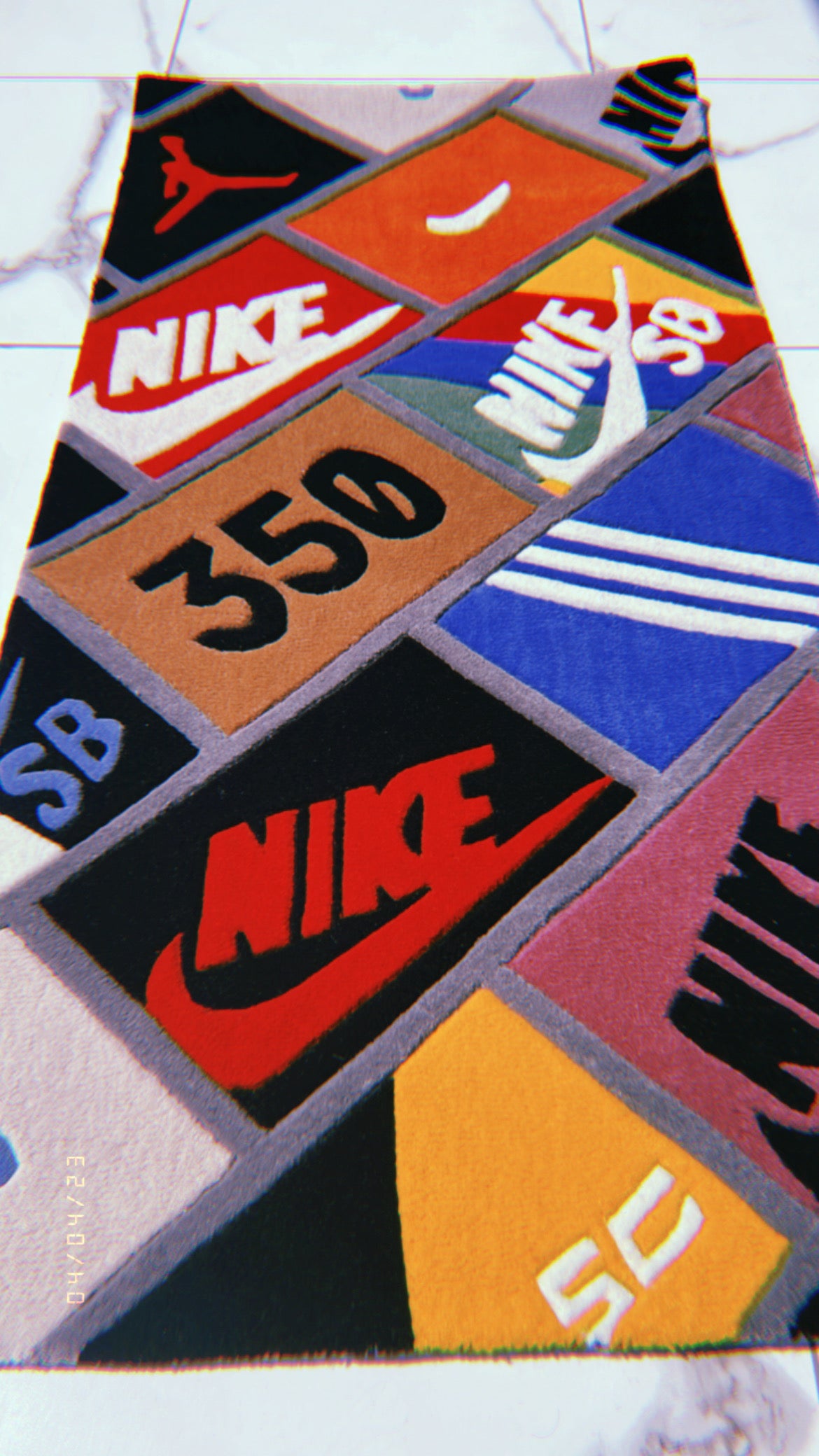 Sneaker Box Top Hand-Tufted Rug