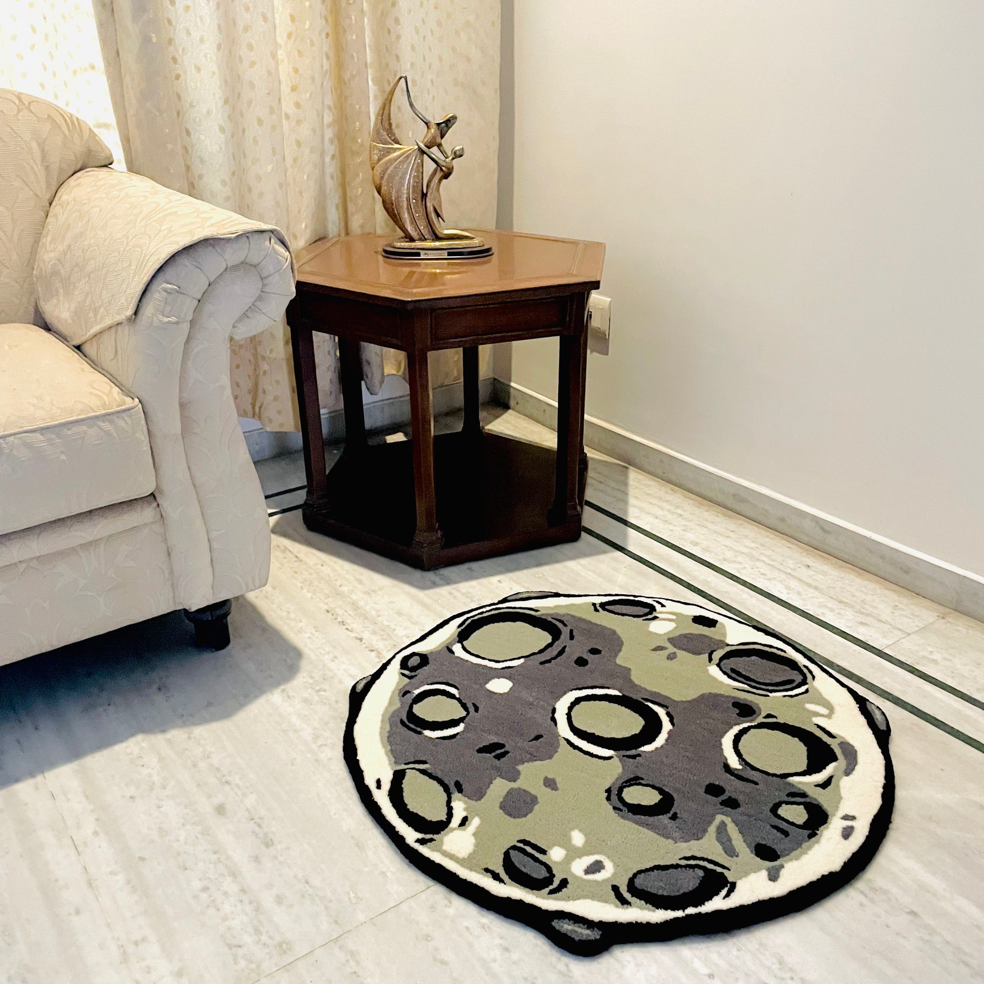 Moon In My Space Hand-Tufted Rug