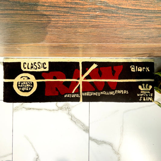 Raw Rolling Papers Hand-Tufted Rug