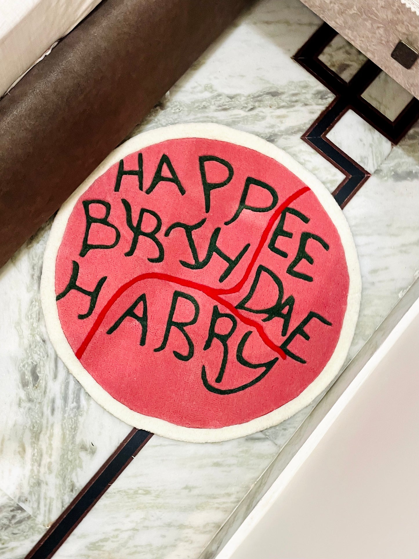 Happy Birthday Harry Potter Hand-Tufted Rug