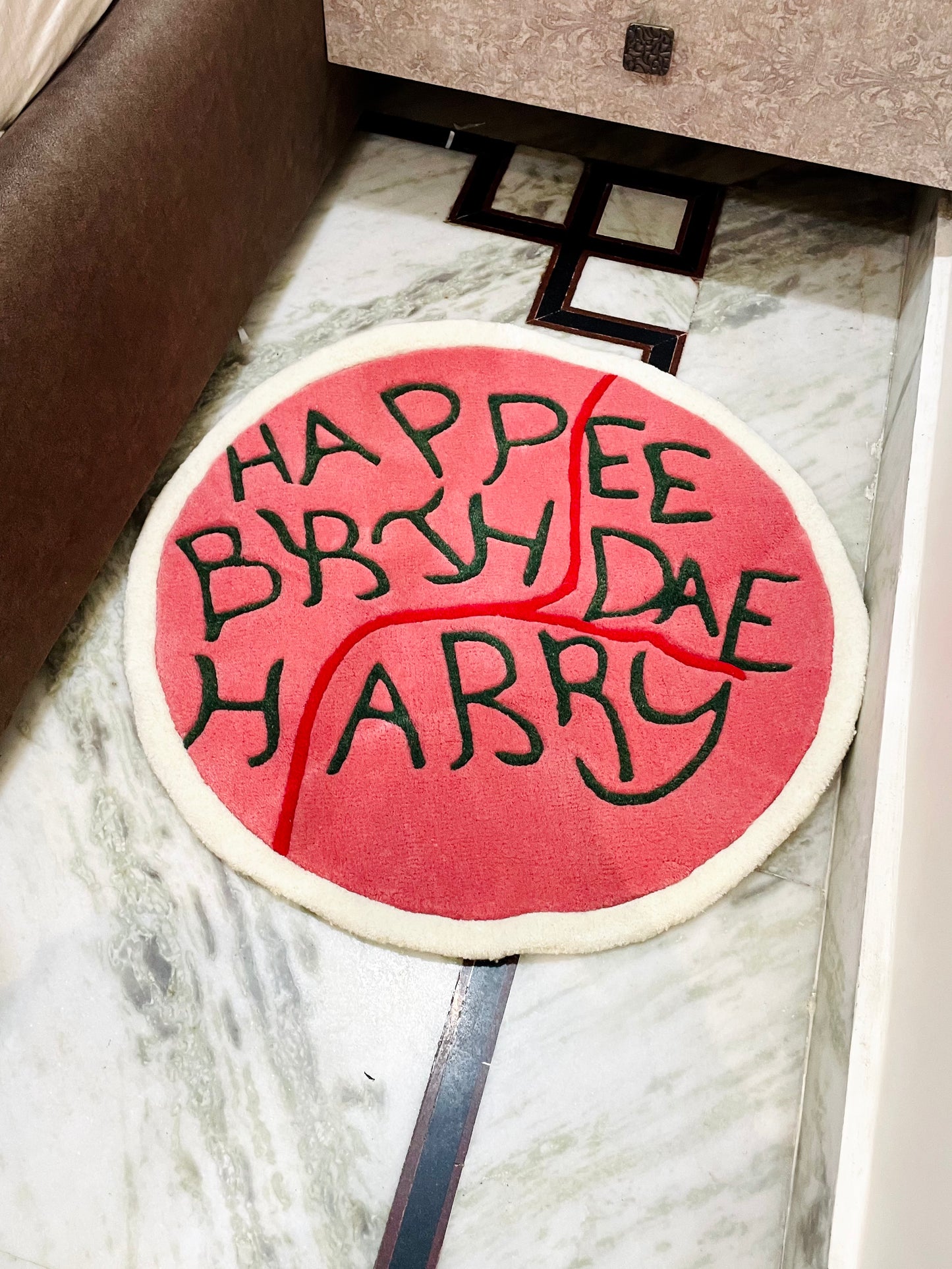 Happy Birthday Harry Potter Hand-Tufted Rug