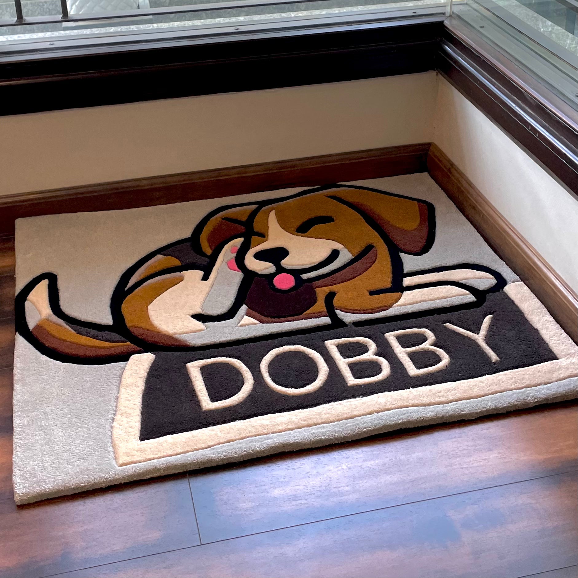 Dobby - The Beagle Hand-Tufted Rug (Customisable) – Carpet Diem