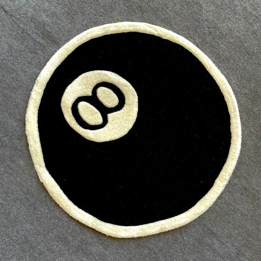 8 ball hand-tufted rug