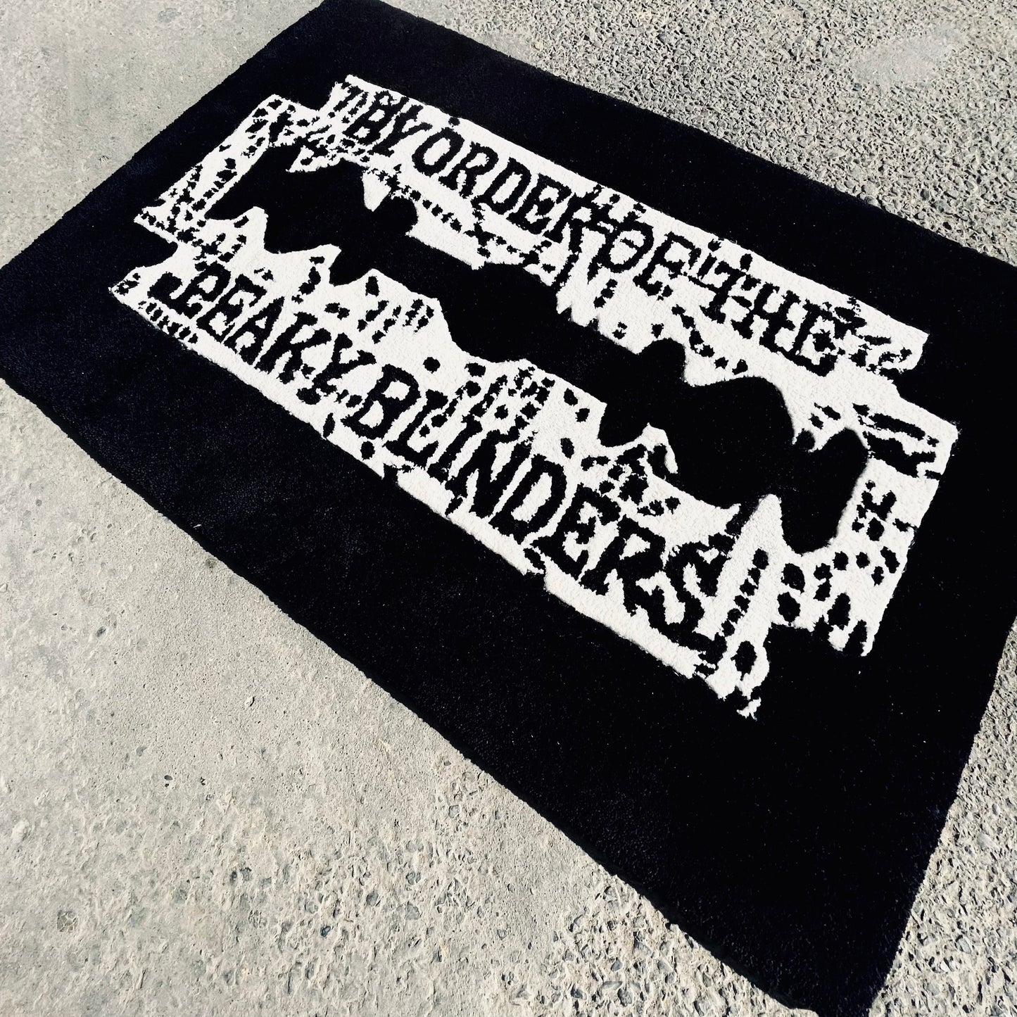 Peaky Blinder Hand-Tufted Rug: By Order of the Shelby Company
