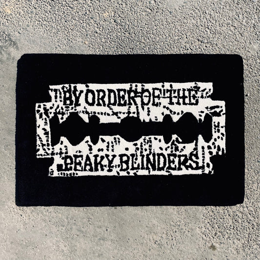 Peaky Blinder Hand-Tufted Rug: By Order of the Shelby Company