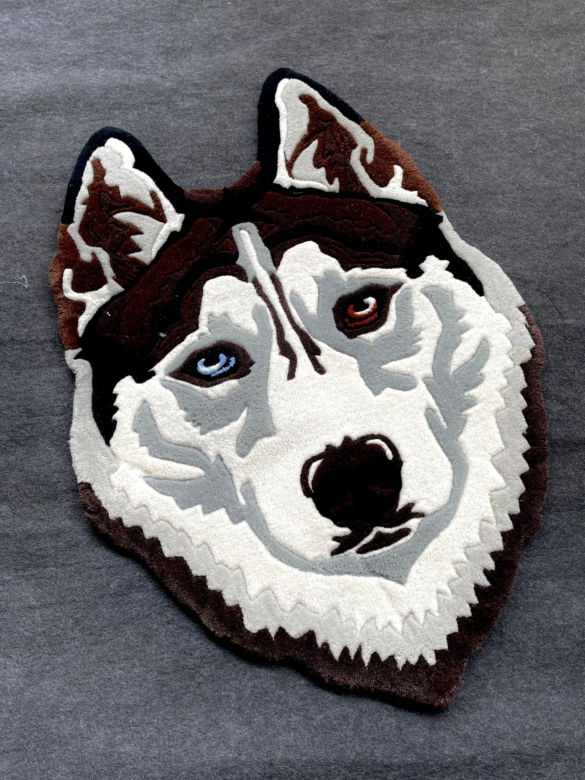 Husky Rugs Siberian Husky Dog Hand-Tufted Rug – Carpet Diem