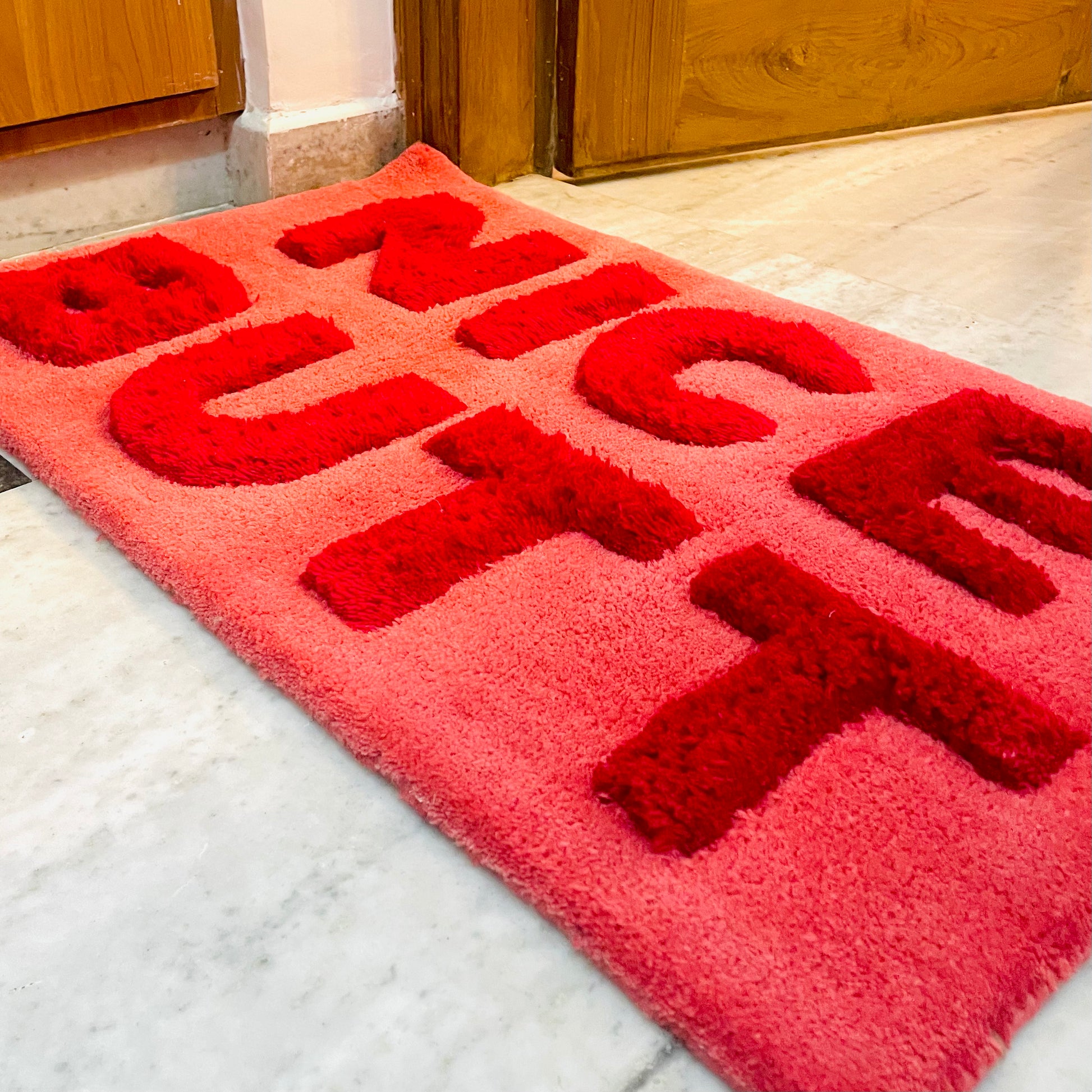 Nice Butt Hand-Tufted 3D Rug closeup