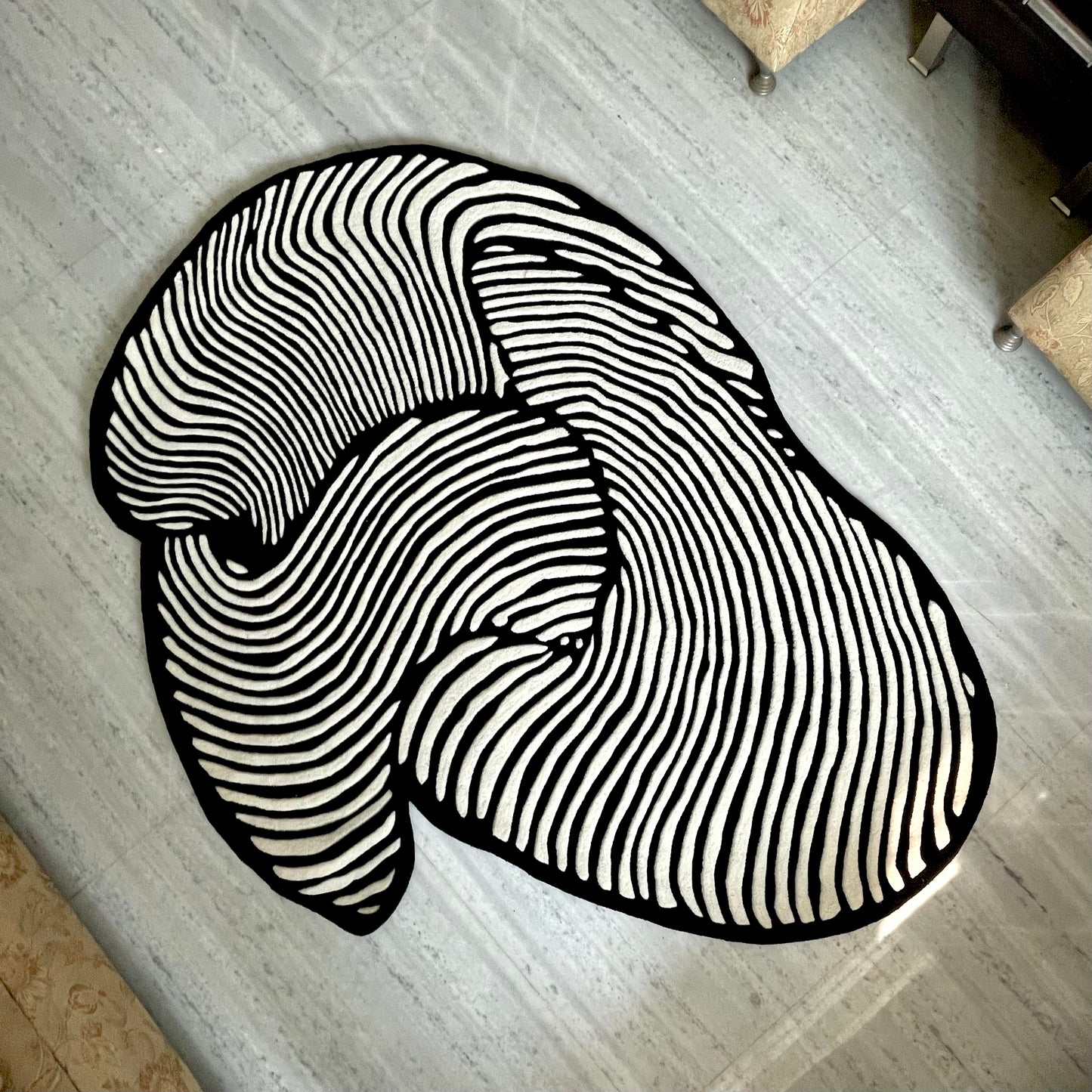 Celestial Drift Living Area Hand Tufted Rug