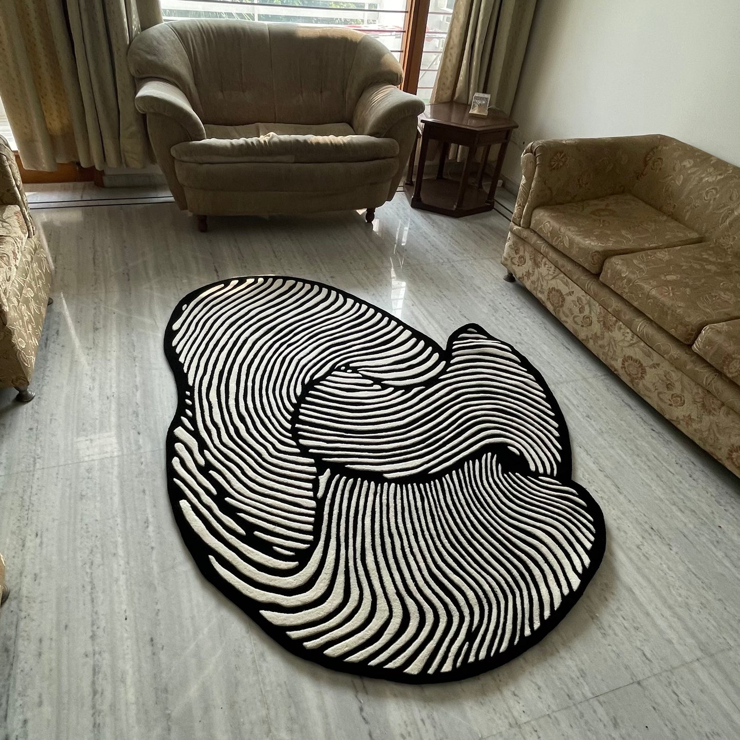 Celestial Drift Living Area Hand Tufted Rug