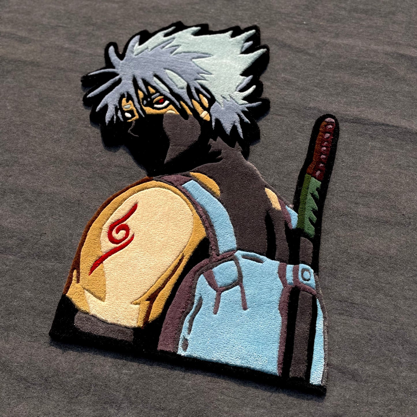 Anbu Kakashi Hand-Tufted Rug | Ready to Ship