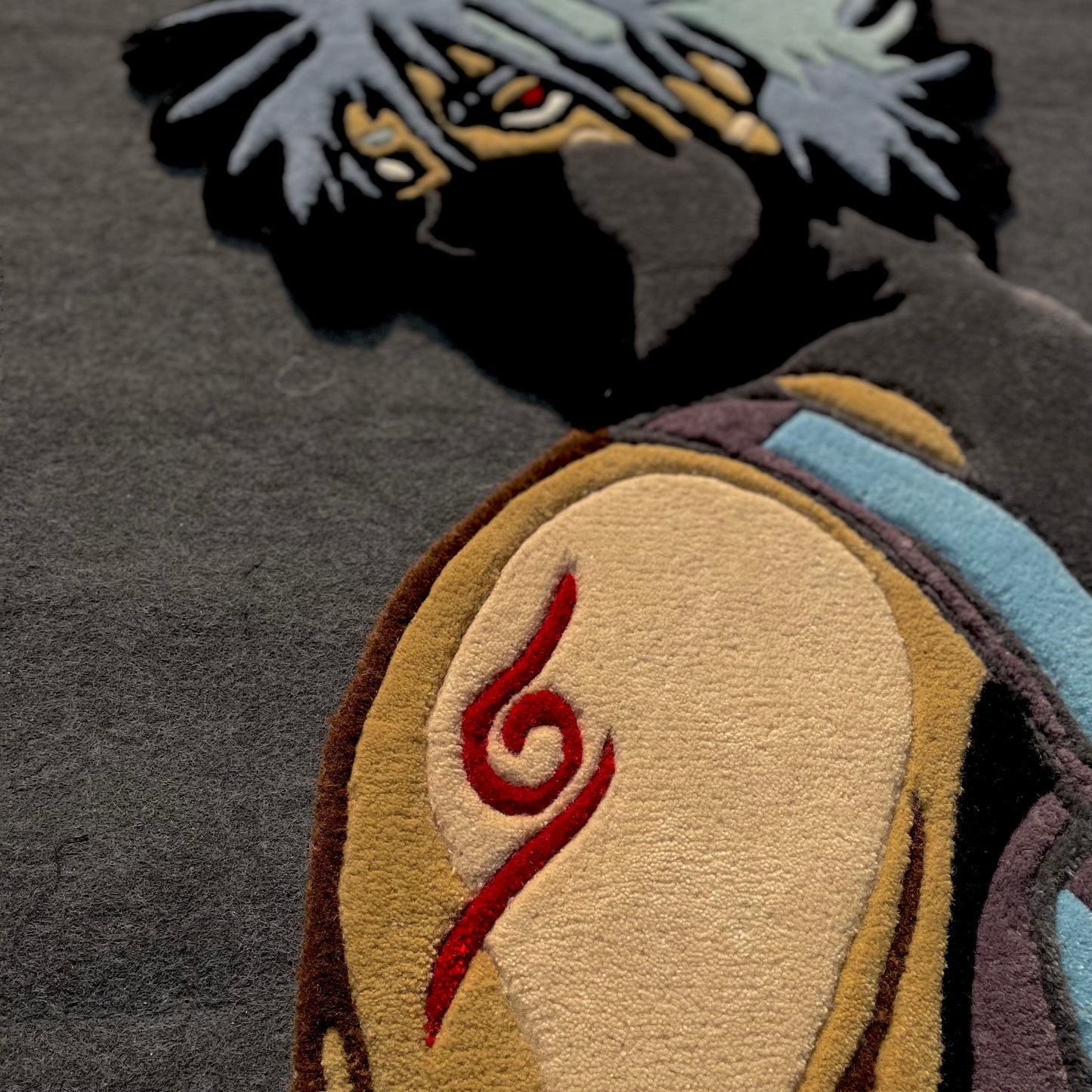 Anbu Kakashi Hand-Tufted Rug | Ready to Ship