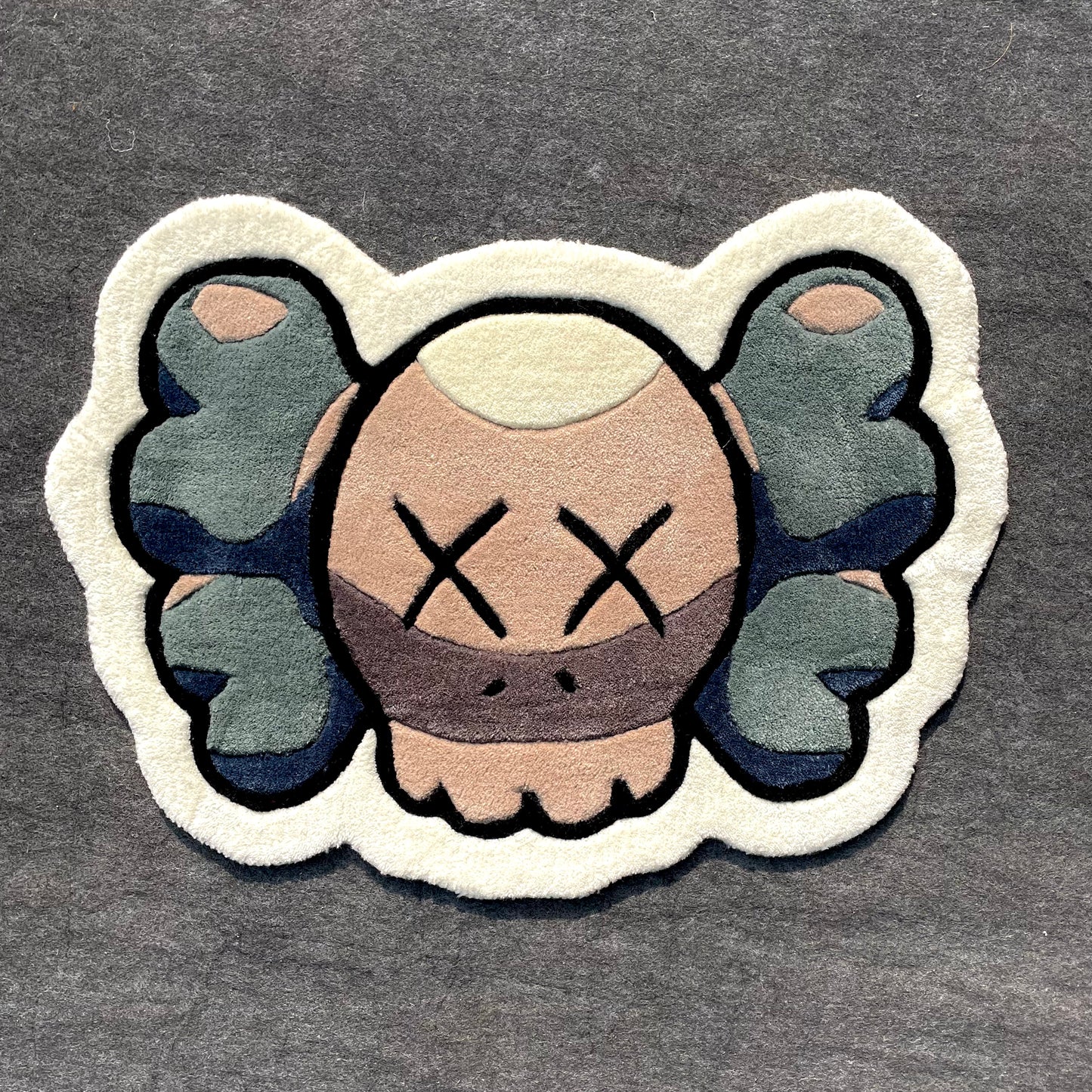 Kaws Face Custom Hand-Tufted Rug | Ready To Ship