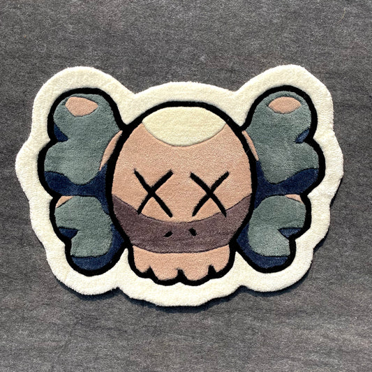 Kaws Face Custom Hand-Tufted Rug | Ready To Ship