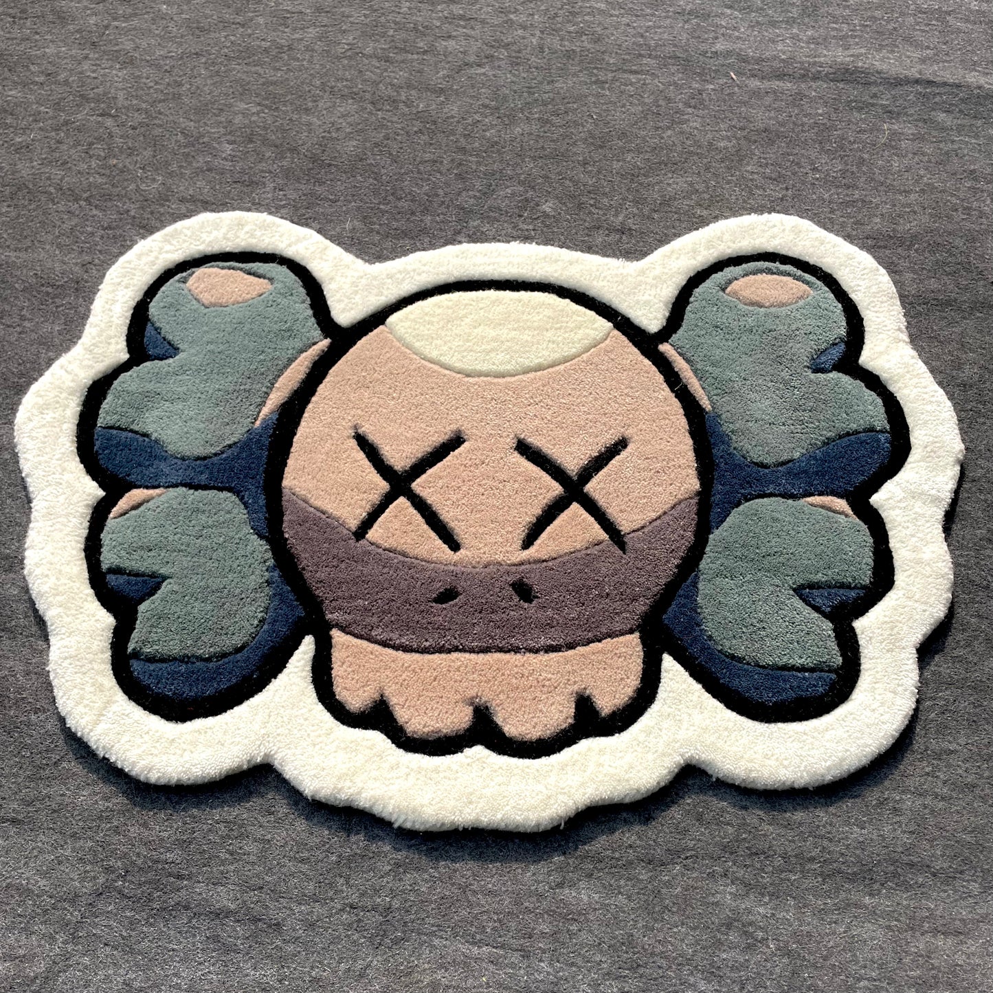 Kaws Face Custom Hand-Tufted Rug | Ready To Ship
