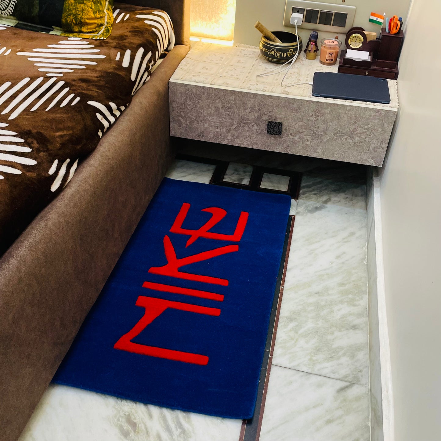 Nike Typography Hand Tufted Rug | Ready To Ship