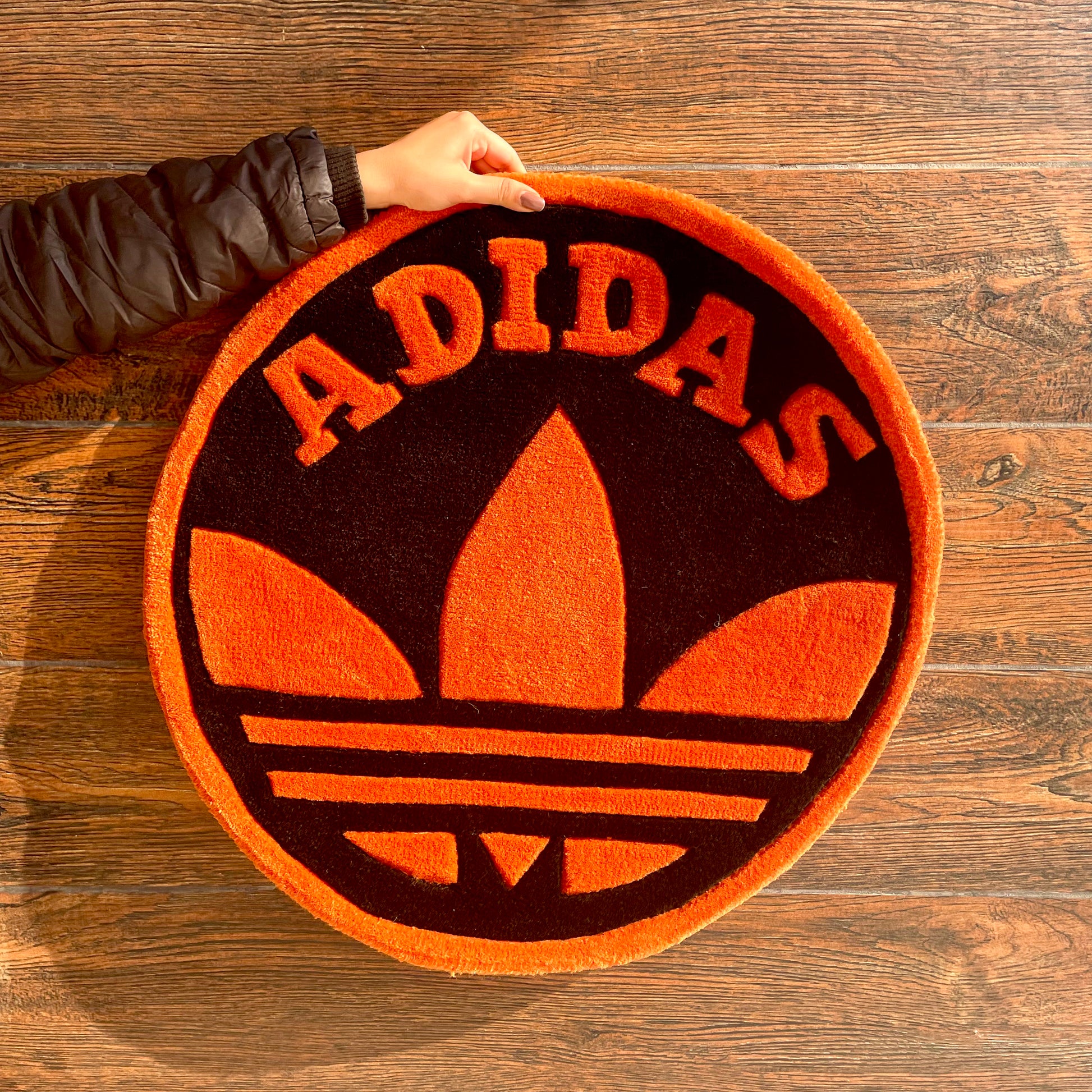 Orange sales adidas logo