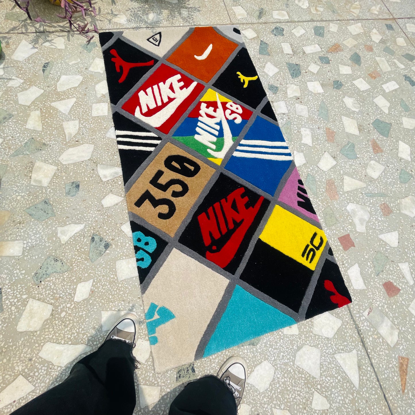 Sneaker Box Top Hand-Tufted Rug